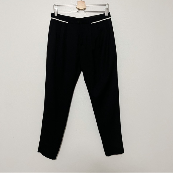 Helmut Lang Wool Straight leg pants black sz 2 - Picture 1 of 8